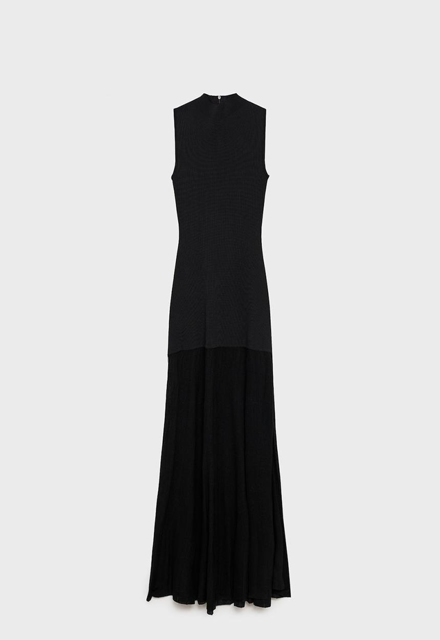 MANGO - Dress Fleas - Black
