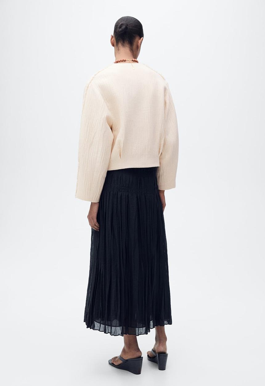 MANGO - Jacket Gioia - Light Pastel Beige