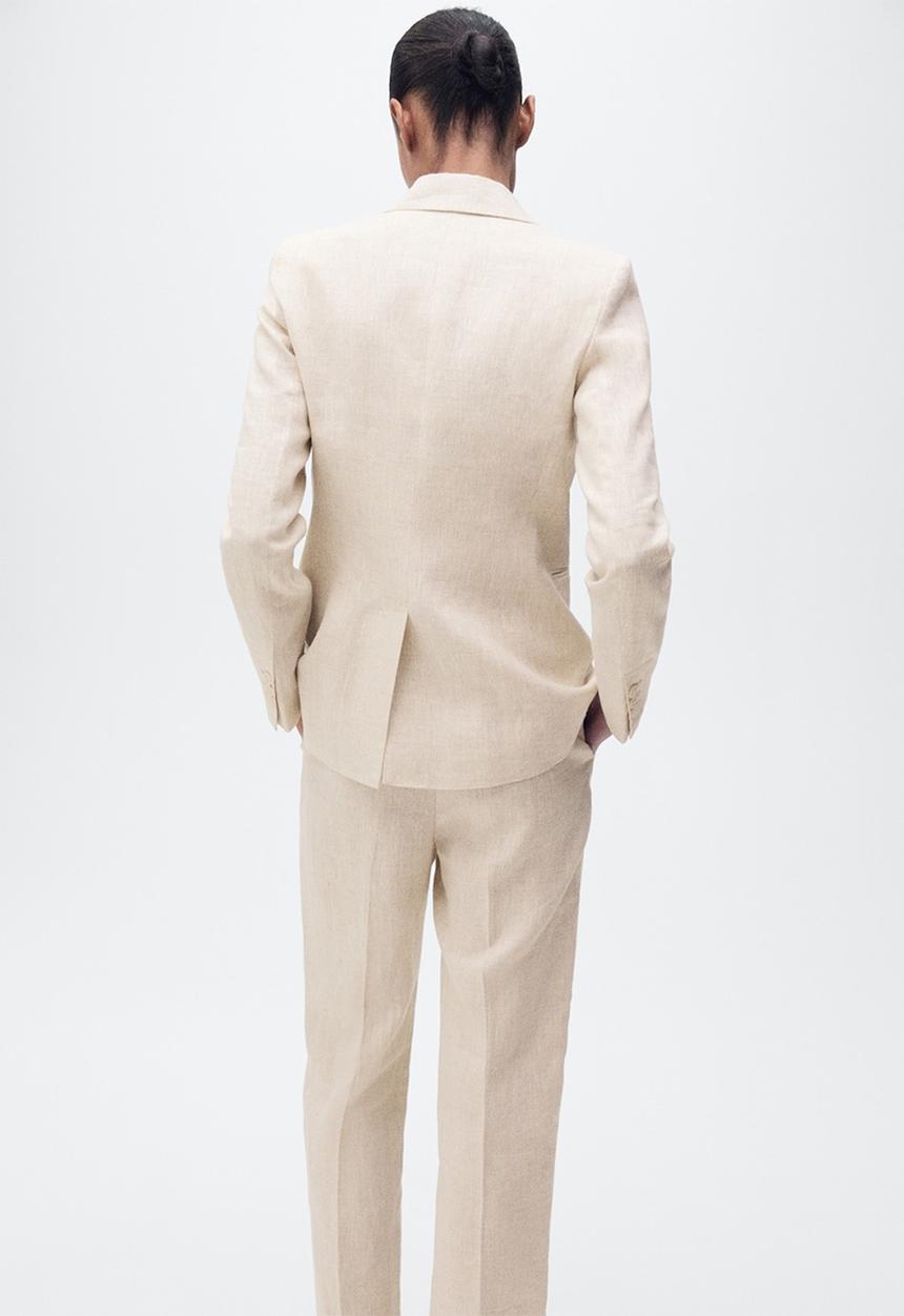 MANGO - Blazer Boreli - Light Pastel Gray