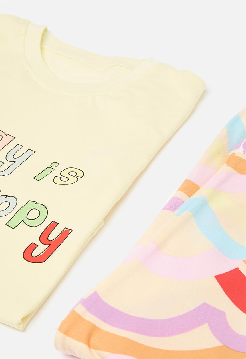 Pop Candy - Tee & legging set - multi