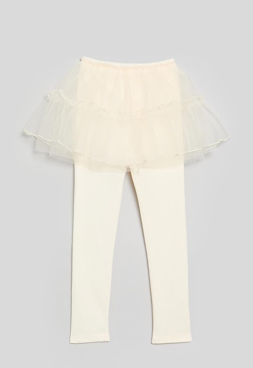 Pop Candy - Tutu legging - ecru