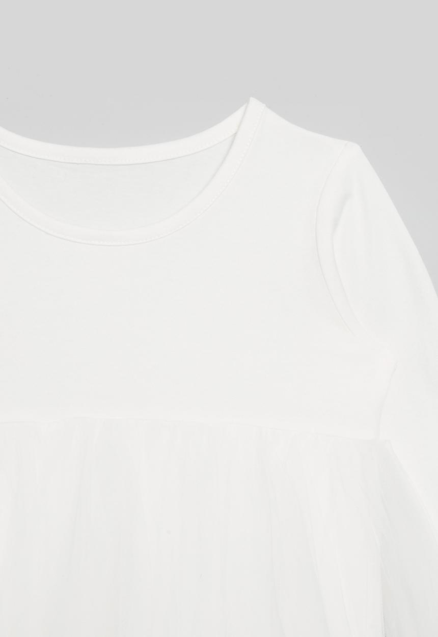Pop Candy - Combo dress - white
