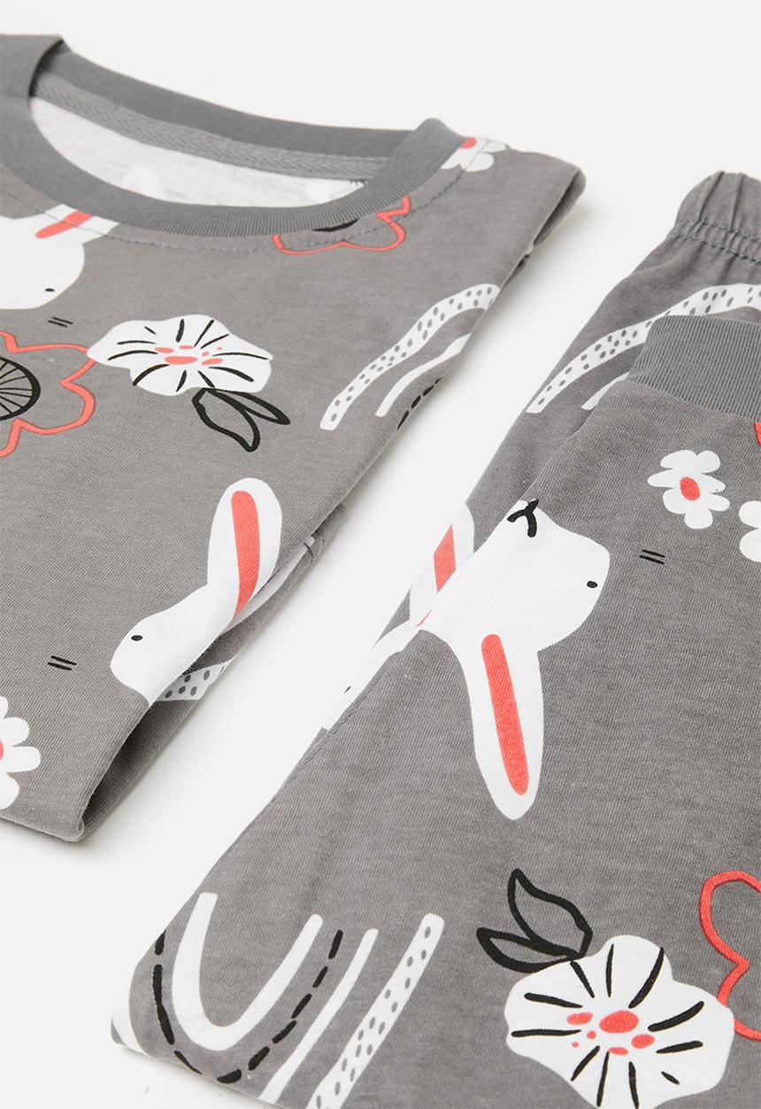 Pop Candy - Printed pj set - brown