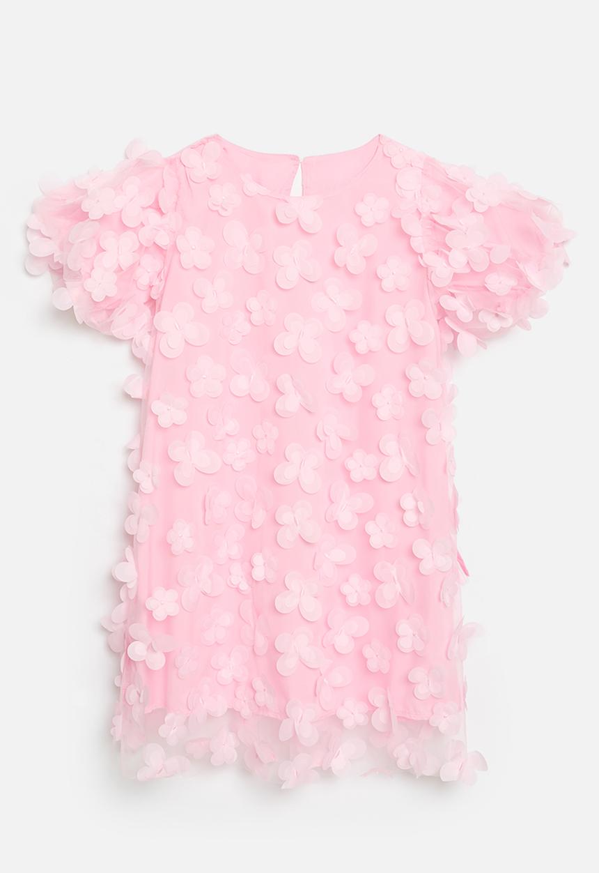 Pop Candy - Floral applique dress - pink