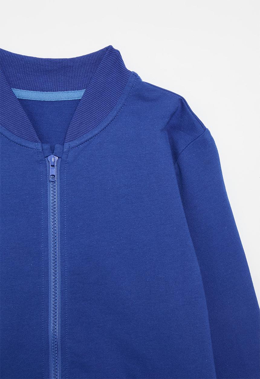 Pop Candy - Zip thru sweat top - blue