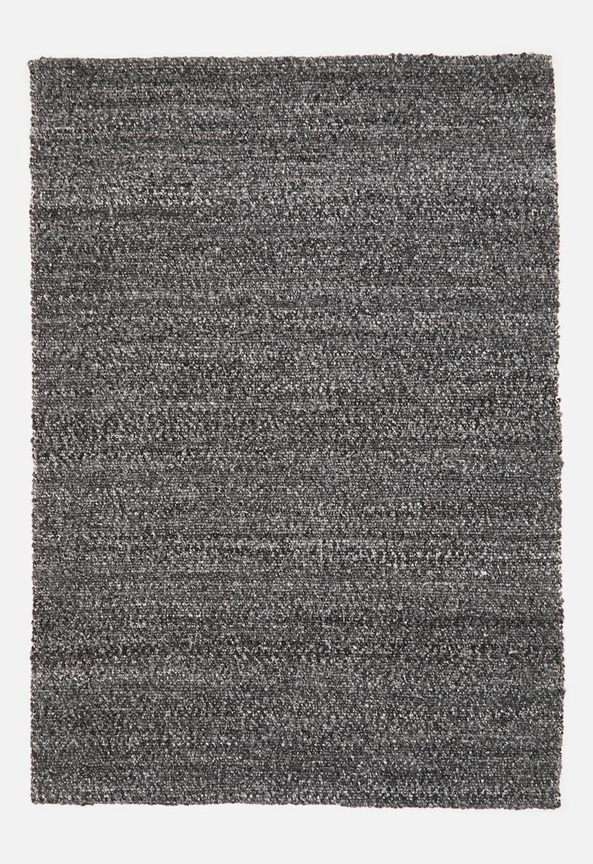 Sixth Floor - Handwoven Tufted Cotton Blend Rug - Charcoal