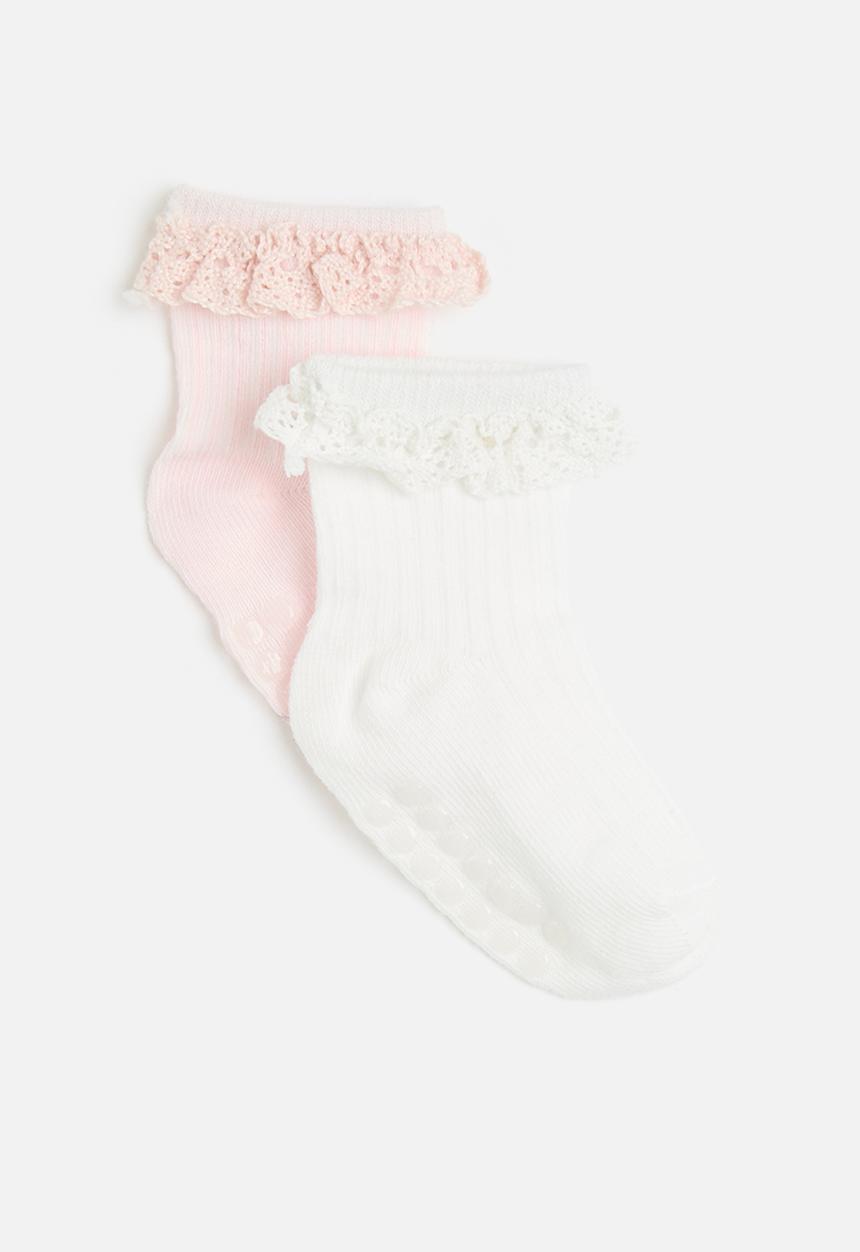Pop Candy - 2 Pack frilled sock set - multi