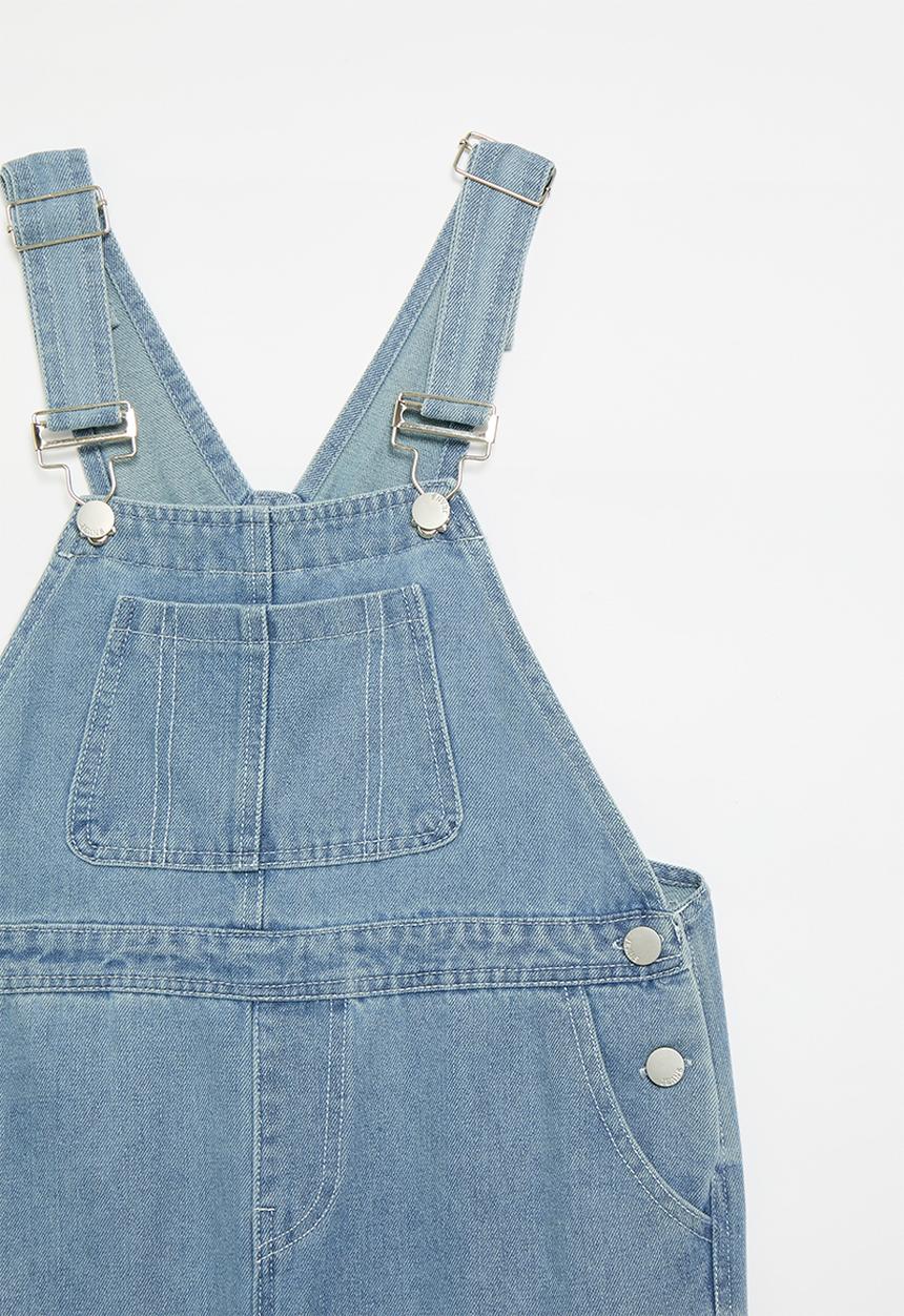 Pop Candy - Denim dungaree - stonewash