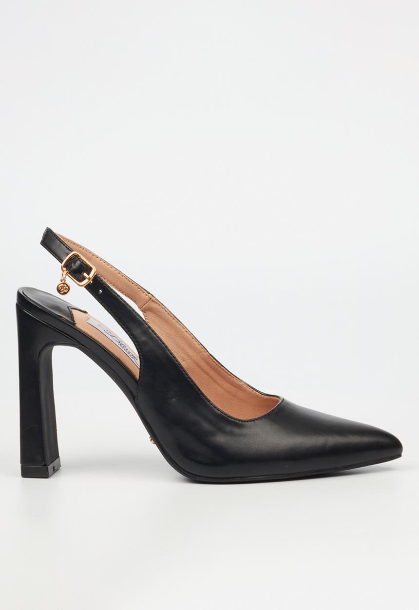 Miss Black - Nala 1 slingback block heel - black