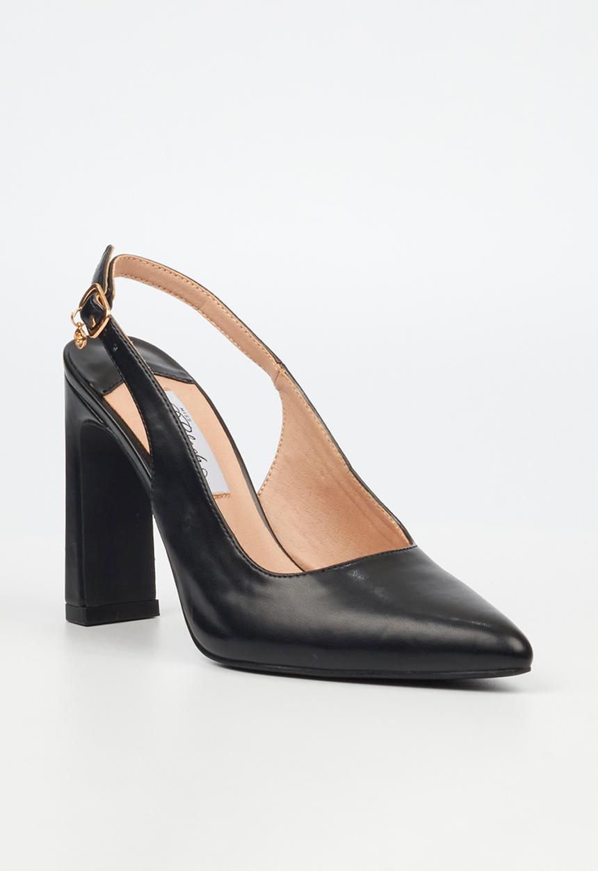 Miss Black - Nala 1 slingback block heel - black