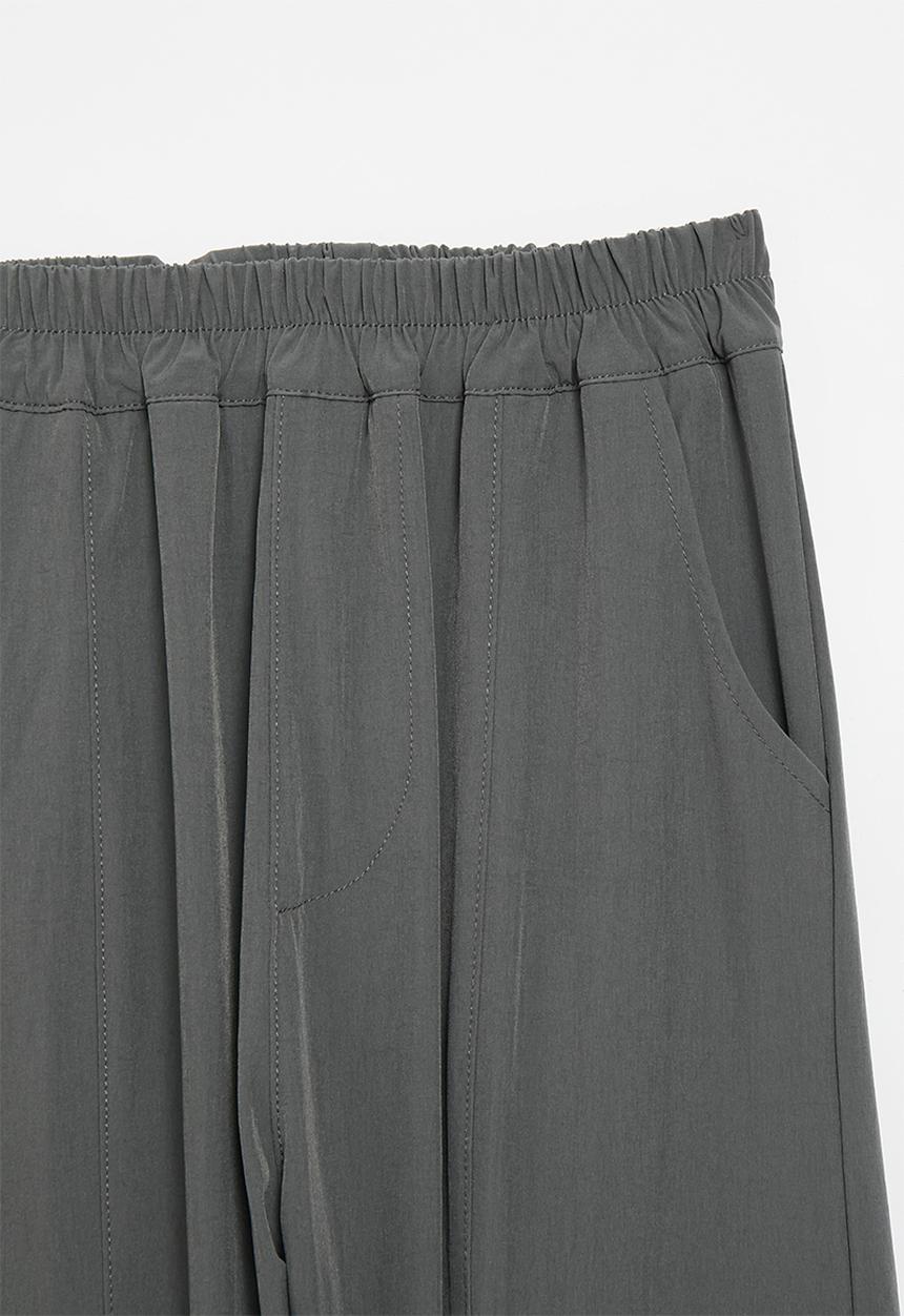 Pop Candy - Cuffed utility-style trousers - grey