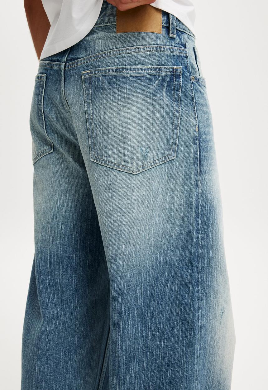 Cotton On - Super Baggy Jean - Movin Blue