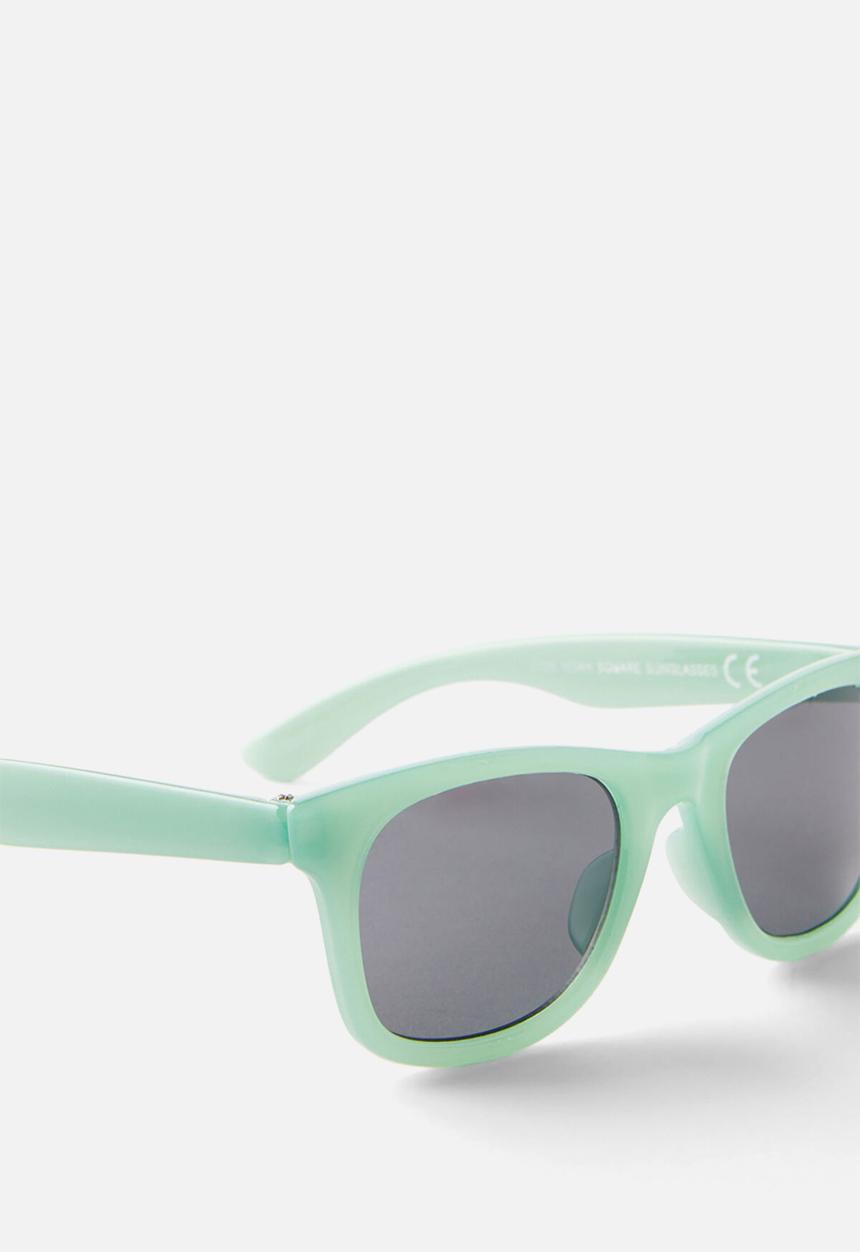 Cotton On - Kids noah square sunglasses - moss green/shiny