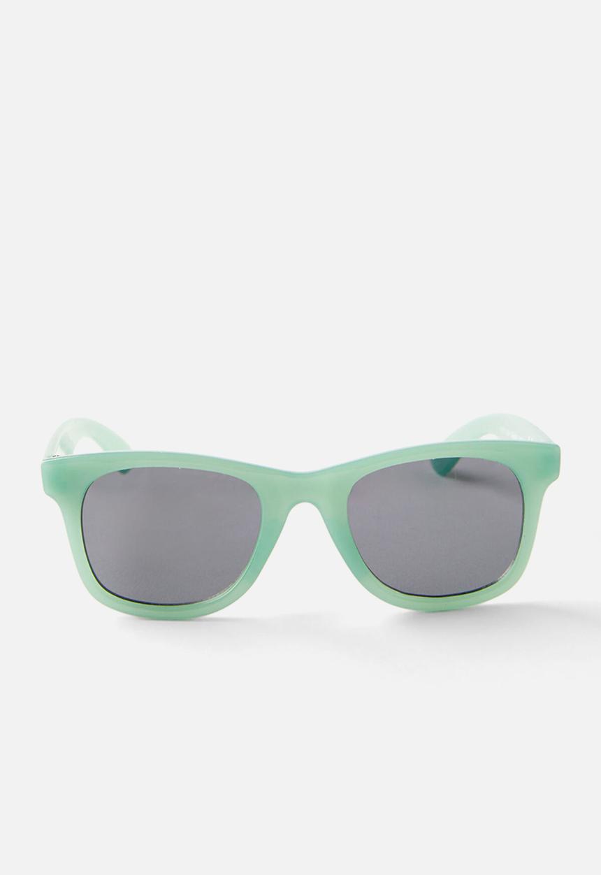 Cotton On - Kids noah square sunglasses - moss green/shiny
