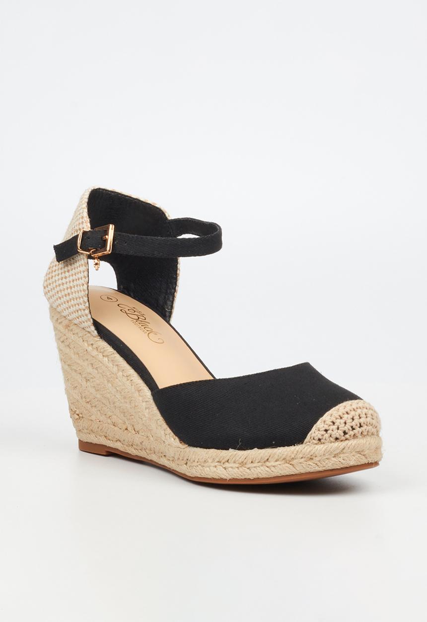 Miss Black - Jojo 12 rope wedge - black