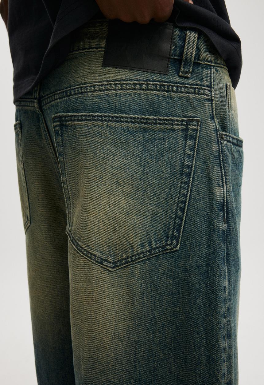 Cotton On - Super Baggy Jort - Y2K Washed Blue
