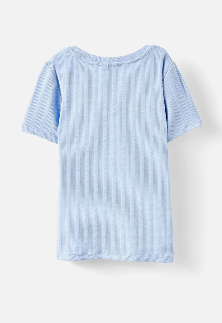 Cotton On - Raya baby tee - dawn blue/chillis