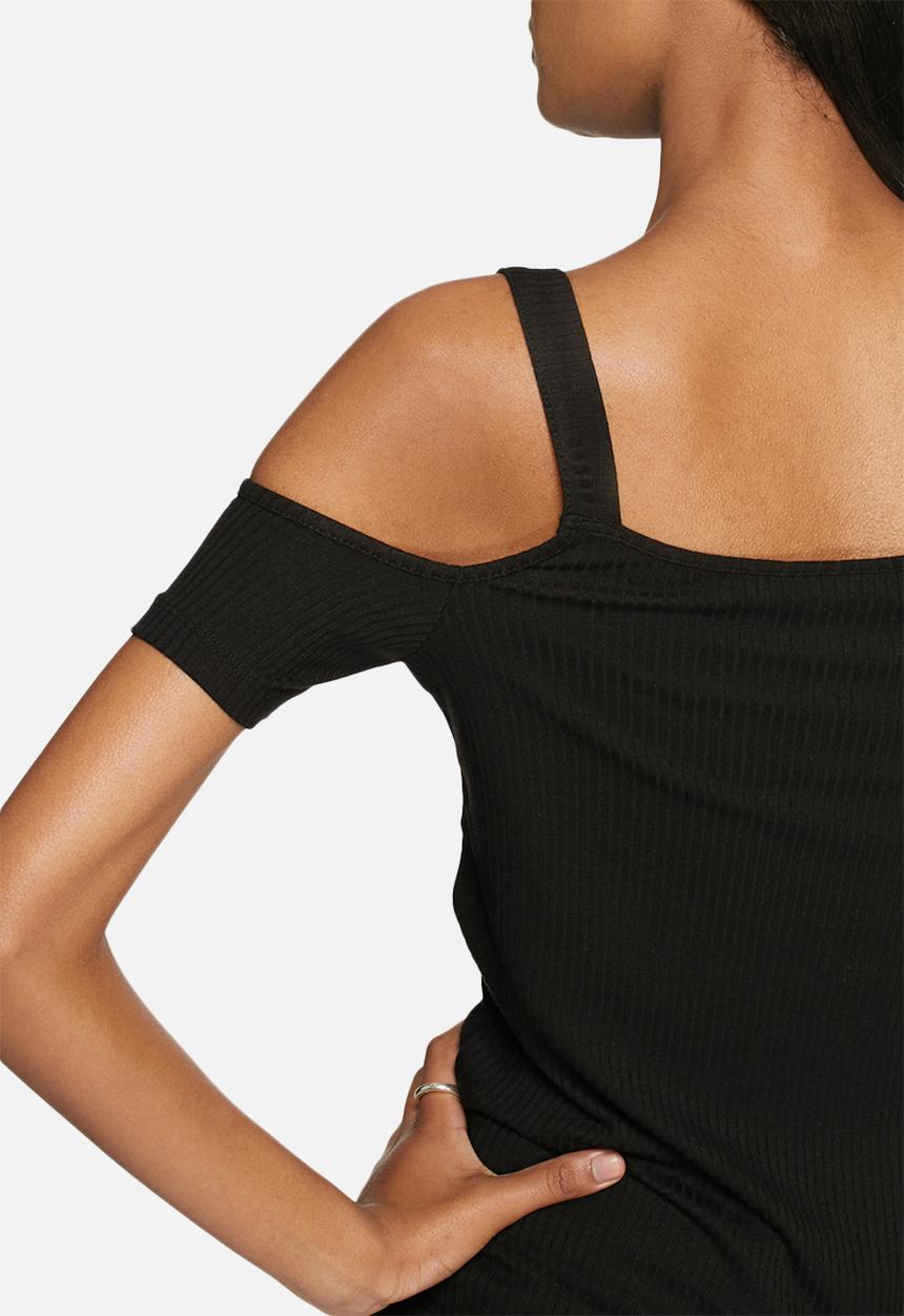 ONLY - Ripena cold shoulder top