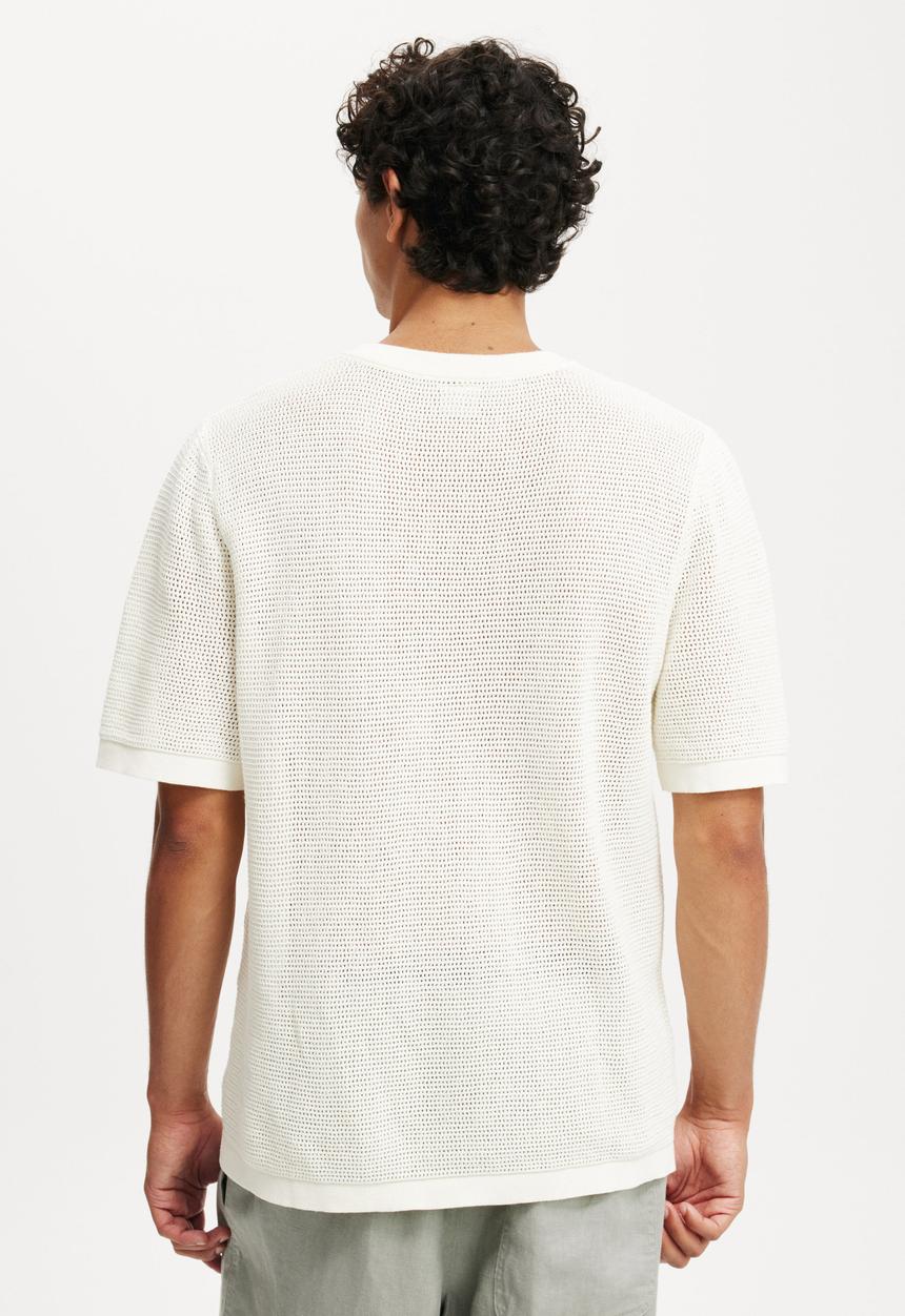 Cotton On - Knit Tee - Off White