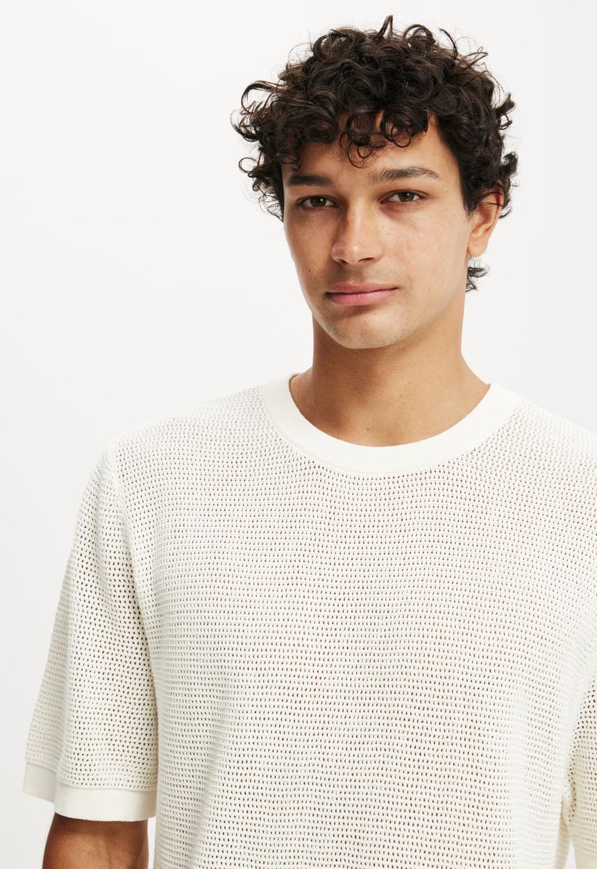 Cotton On - Knit Tee - Off White