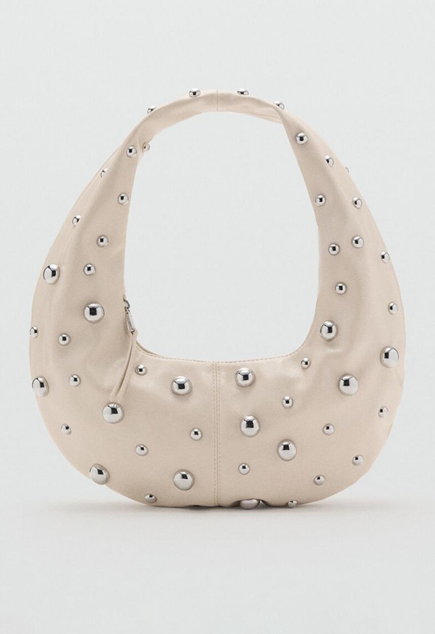 MANGO - Mei shoulder bag - natural