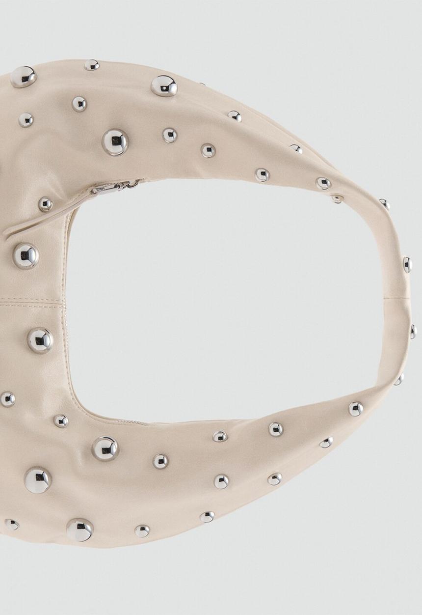 MANGO - Mei shoulder bag - natural