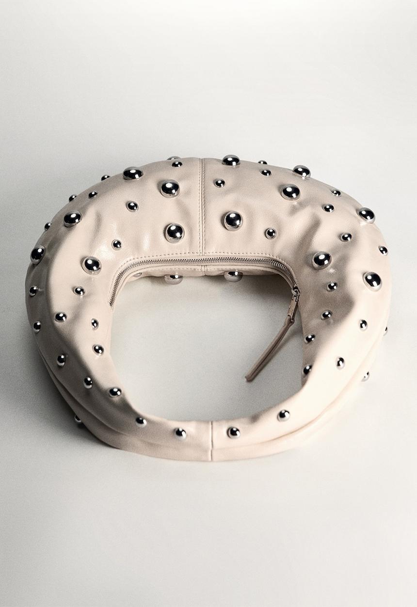 MANGO - Mei shoulder bag - natural