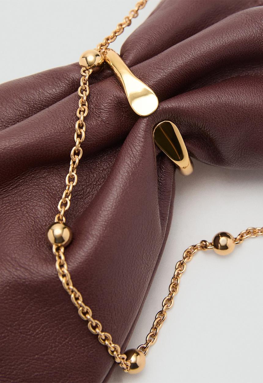 MANGO - Joana shoulder bag - brown