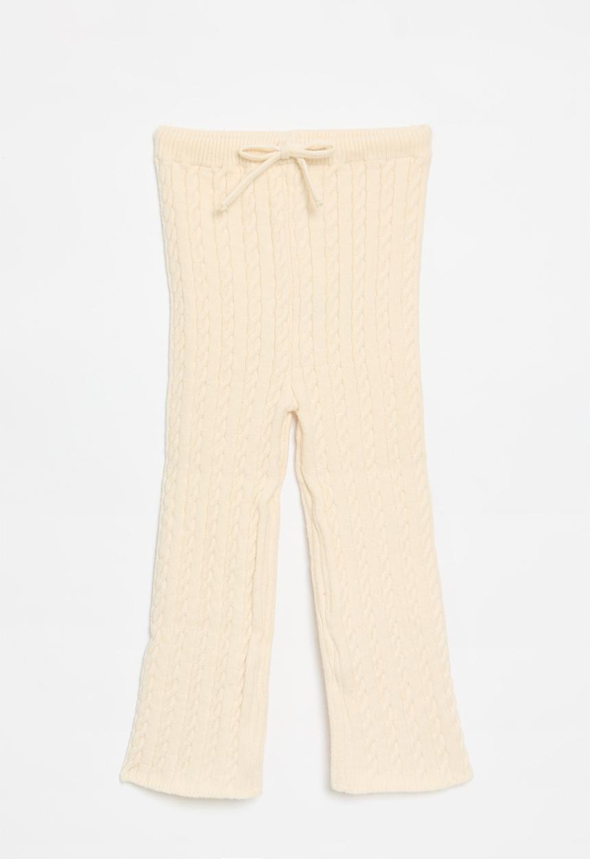 Pop Candy - Flared pants - ecru