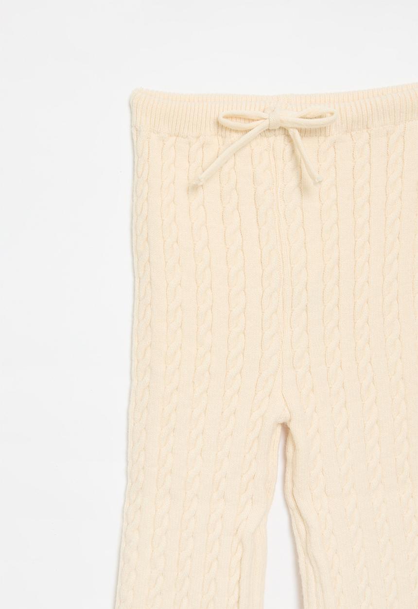 Pop Candy - Flared pants - ecru