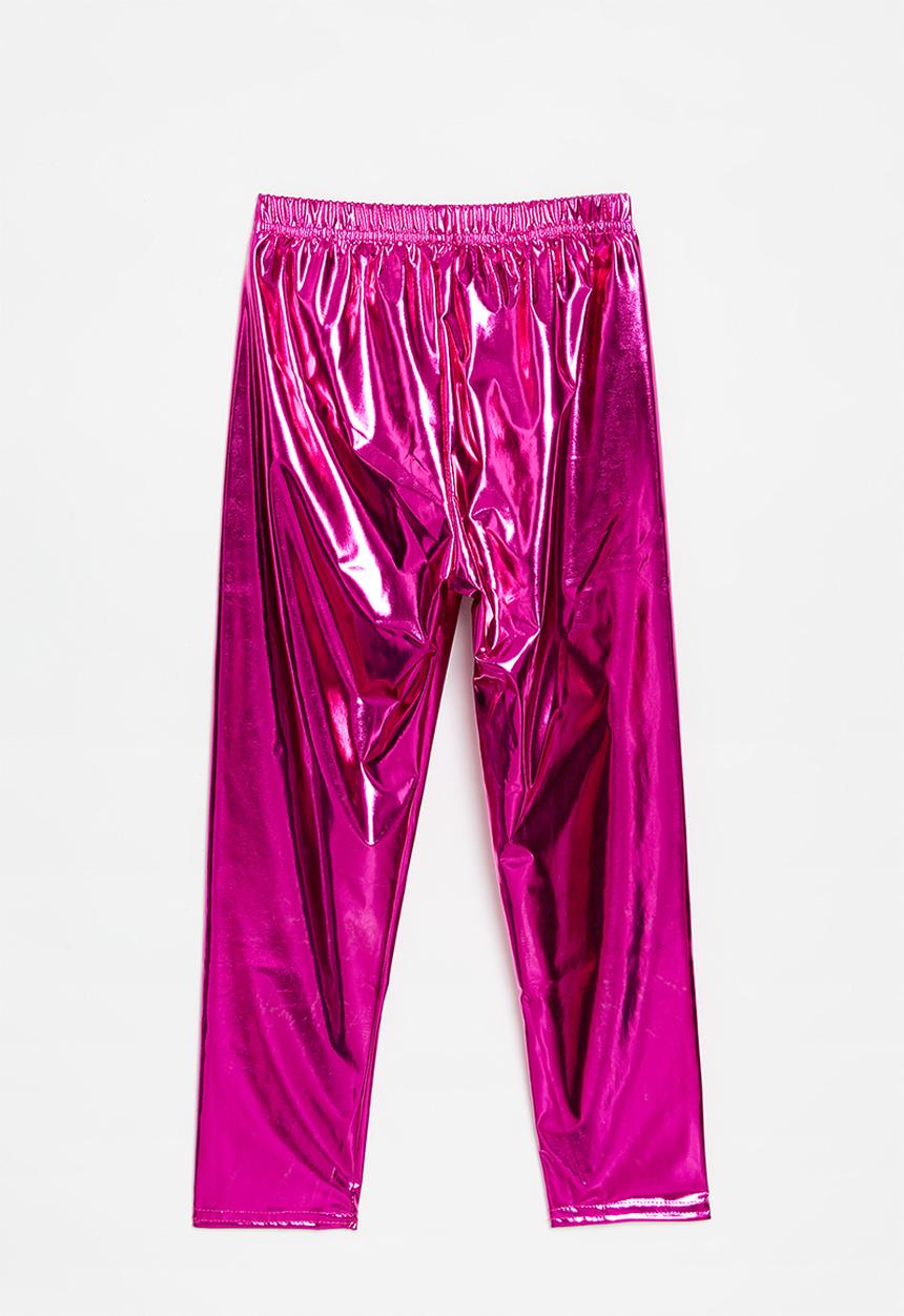 Pop Candy - Mettalic leggings - pink