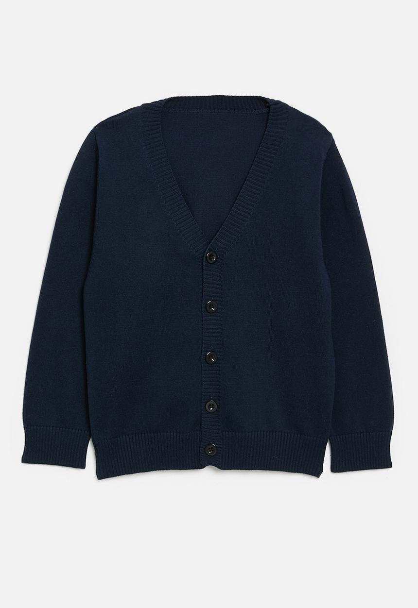 Pop Candy - Button down cardigan - navy blue