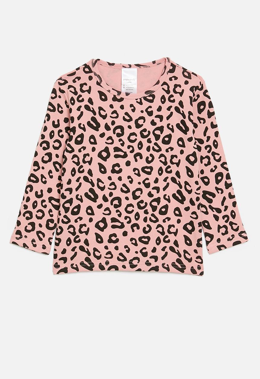Pop Candy - Long sleeve printed tee - pink