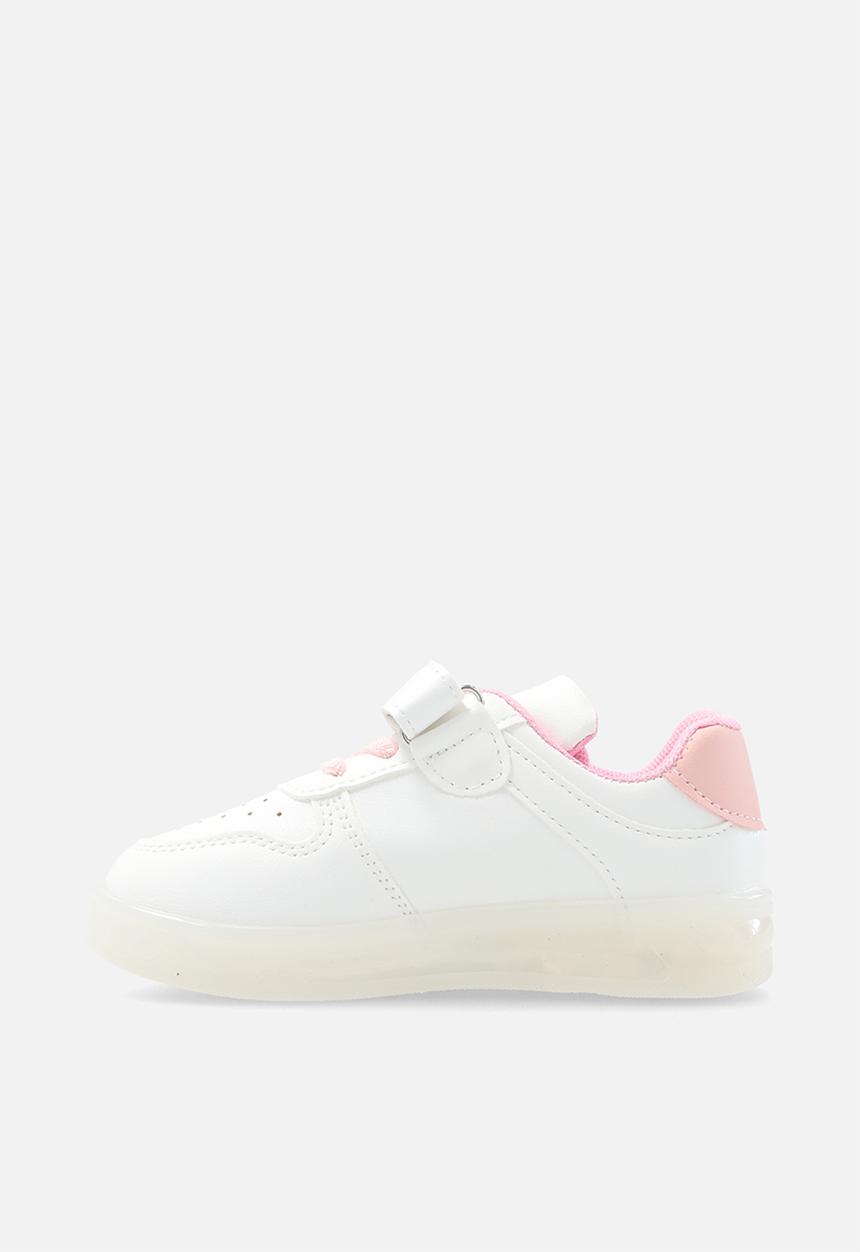 Pop Candy - Light up sneakers - pink & white