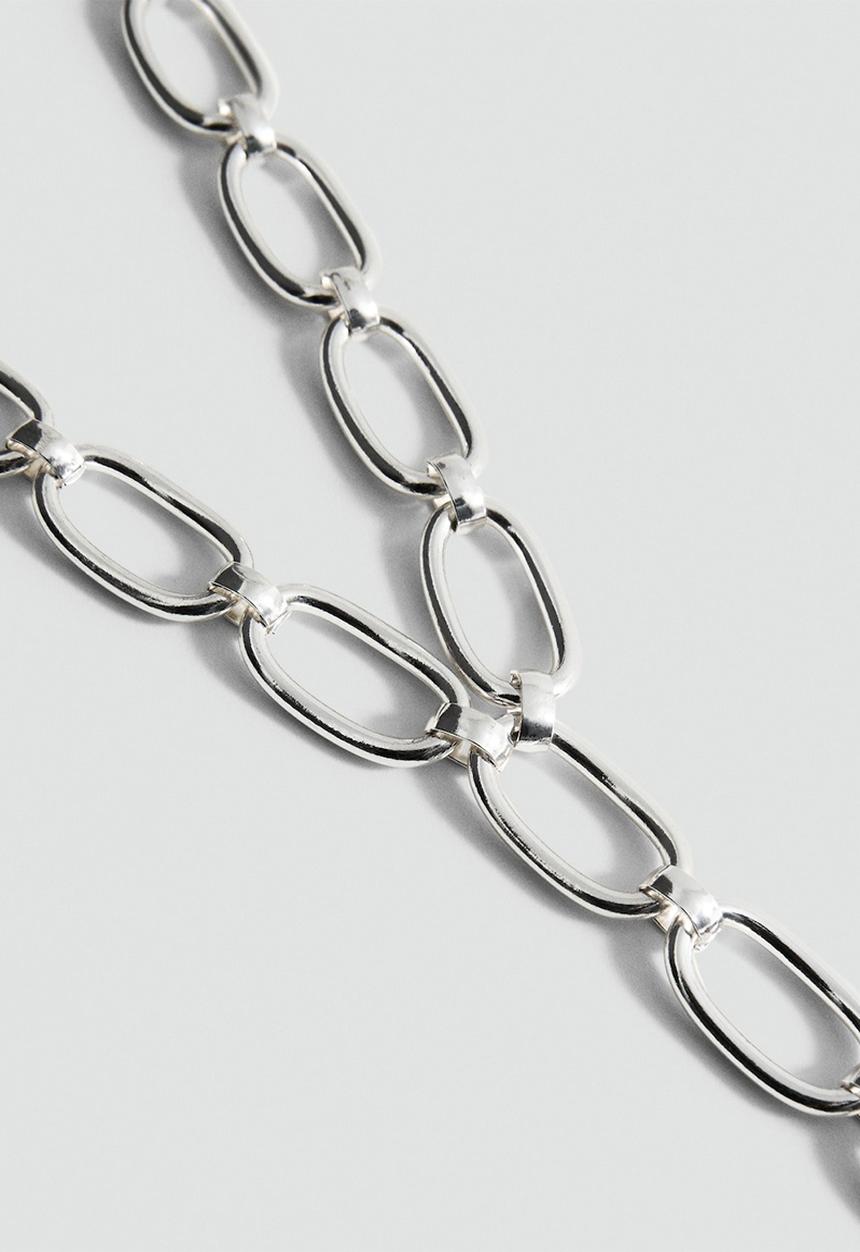 MANGO - Tiffany necklace - silver