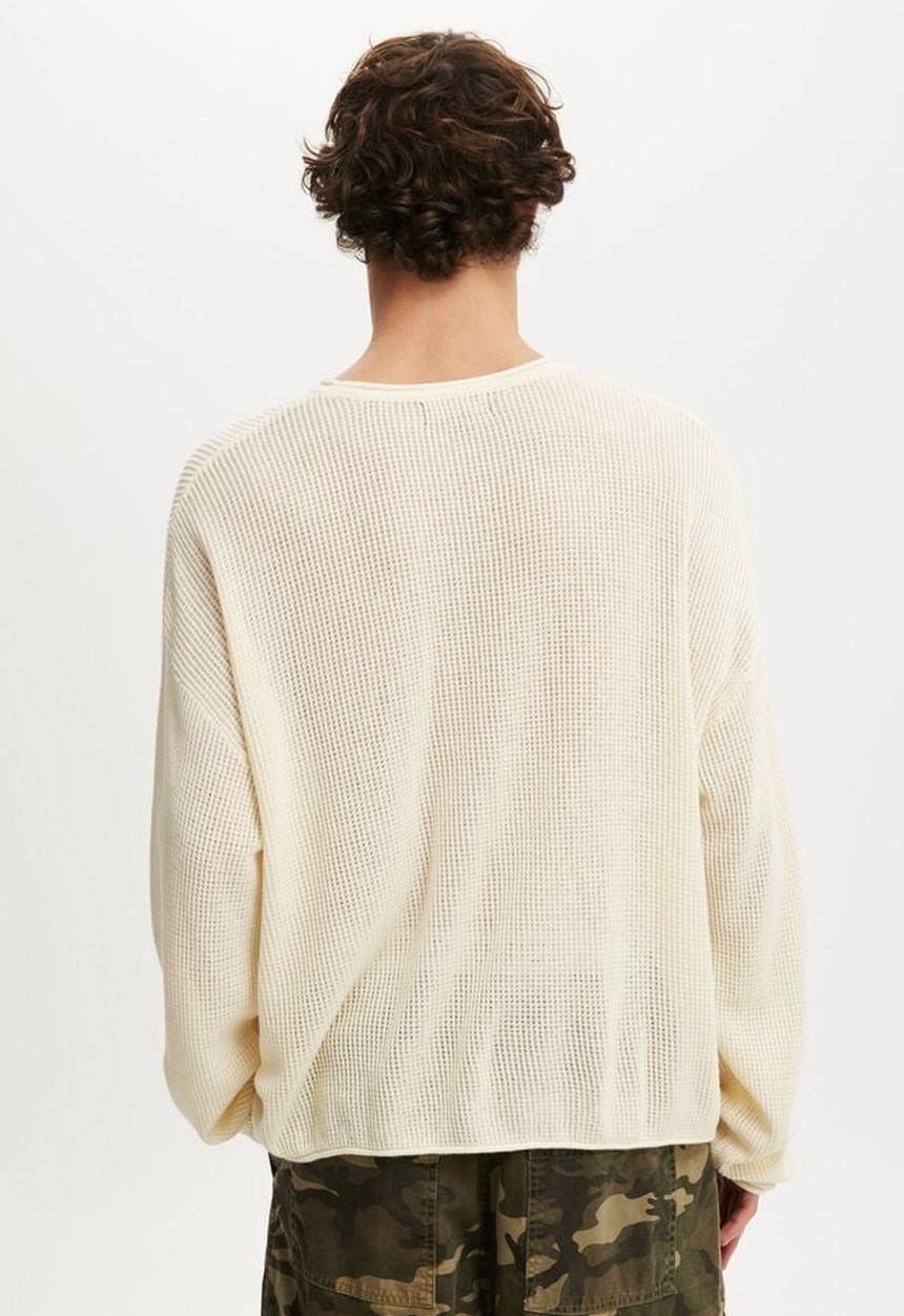 Cotton On - Relaxed Summer Knit - Cream
