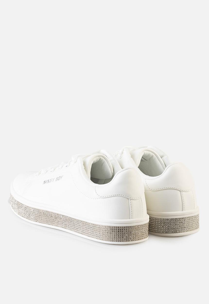 SISSY BOY - Duchess Sneaker With Bling Sole - white