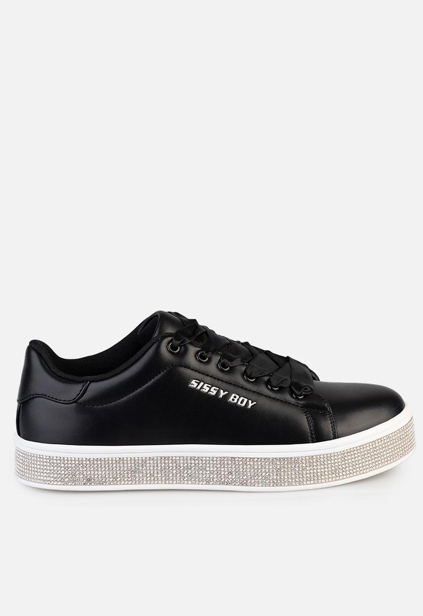 SISSY BOY - Duchess Sneaker With Bling Sole - black