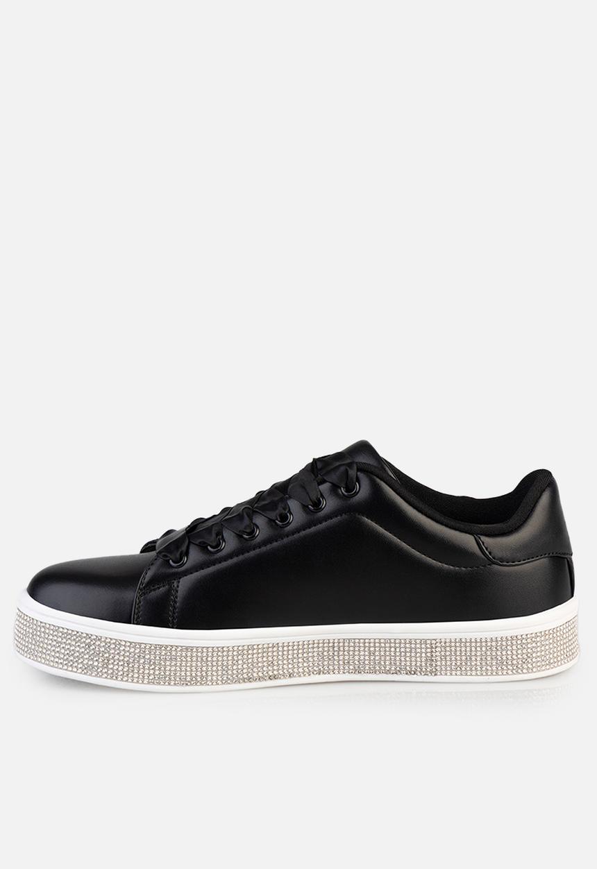 SISSY BOY - Duchess Sneaker With Bling Sole - black