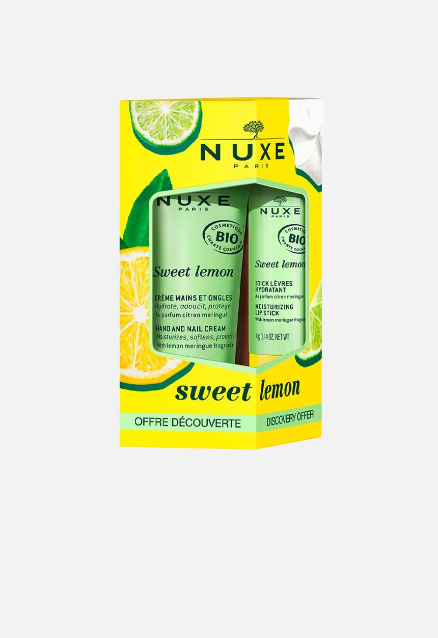 NUXE - Sweet Lemon Lipstick and Hand Cream Duo Pack