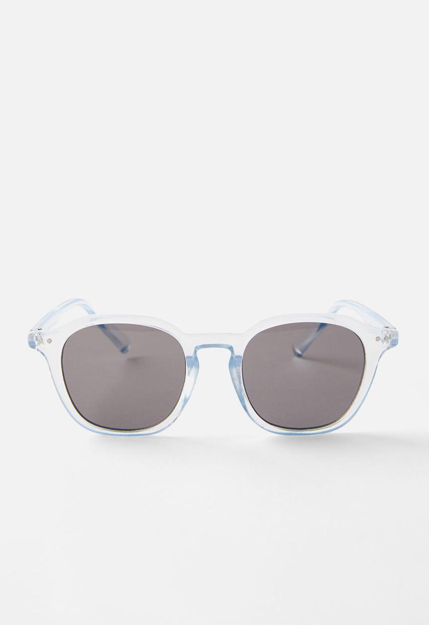 Cotton On - Kids Taylor Round Sunglasses - Dawn Blue/Transparent