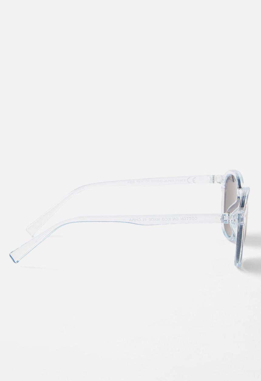 Cotton On - Kids Taylor Round Sunglasses - Dawn Blue/Transparent
