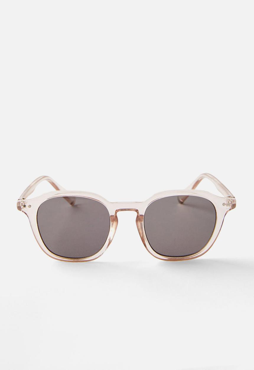 Cotton On - Kids Taylor Round Sunglasses - Dark Vanilla/Transparent