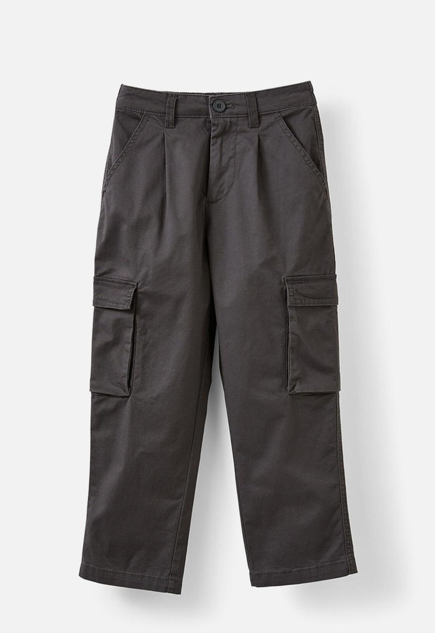 Cotton On - Baggy Pleat Front Pant - Phantom