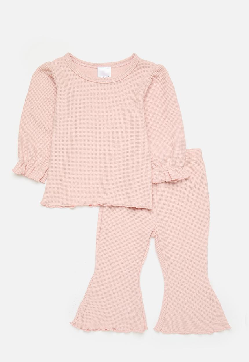 Pop Candy - Top & flared bottom set - pink