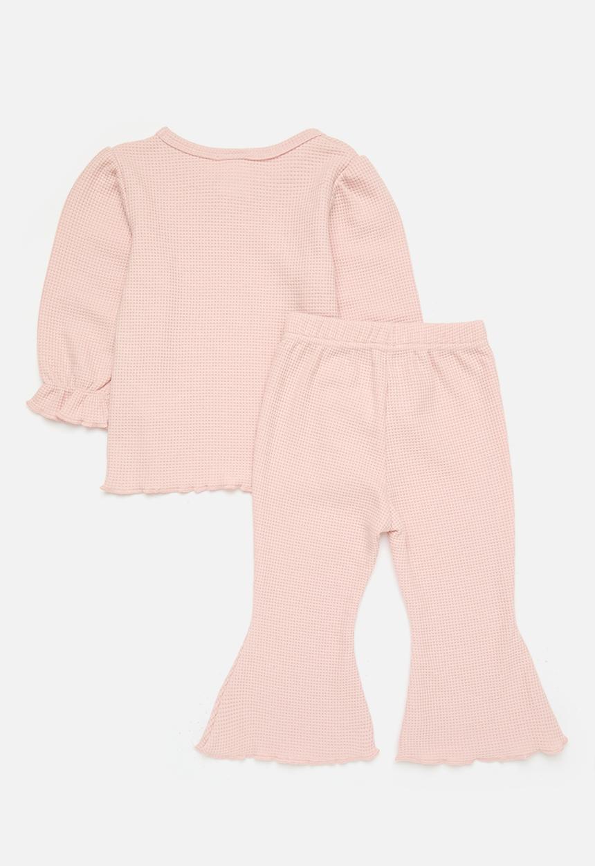 Pop Candy - Top & flared bottom set - pink