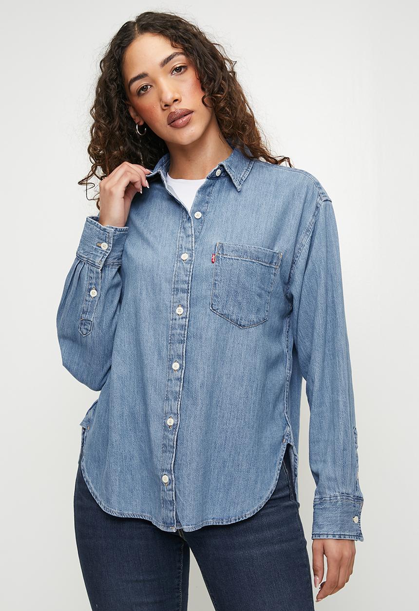 Levi’s® - Harlie New Boyfriend Shirt - Mid Recess