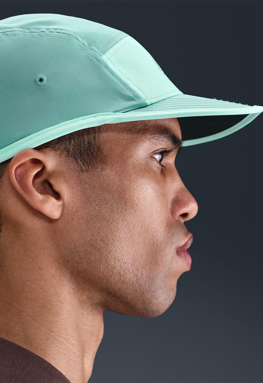 mint green nike cap