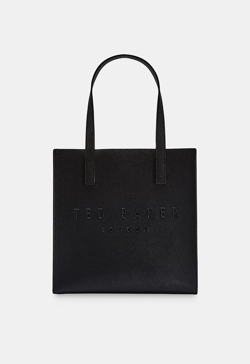 Ted Baker - Seacon Crosshatch Small Icon Bag - black