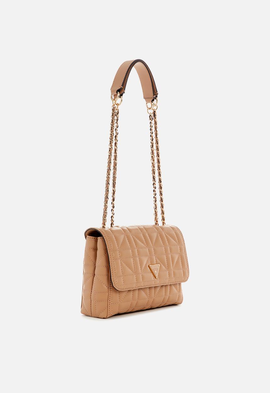 GUESS - Edita crossbody bag - beige